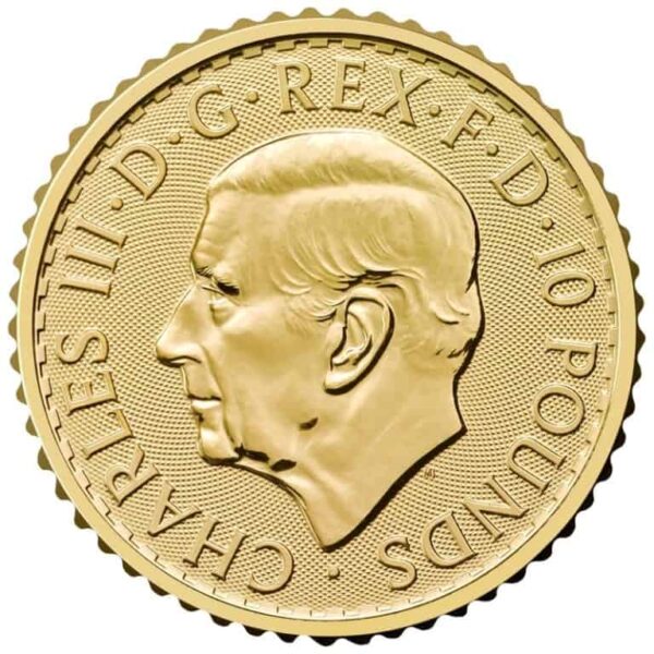 1/10oz Gold Britannia KCIII Coin 2026 - Image 2