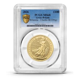 PCGS Certified 2026 Britannia KCIII 1oz Gold Coin