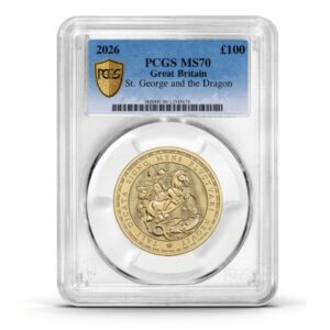 PCGS Certified 2026 St George and the Dragon 1oz Gold Coin