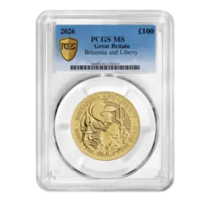 PCGS Certified 2026 Liberty and Britannia 1oz Gold Coin