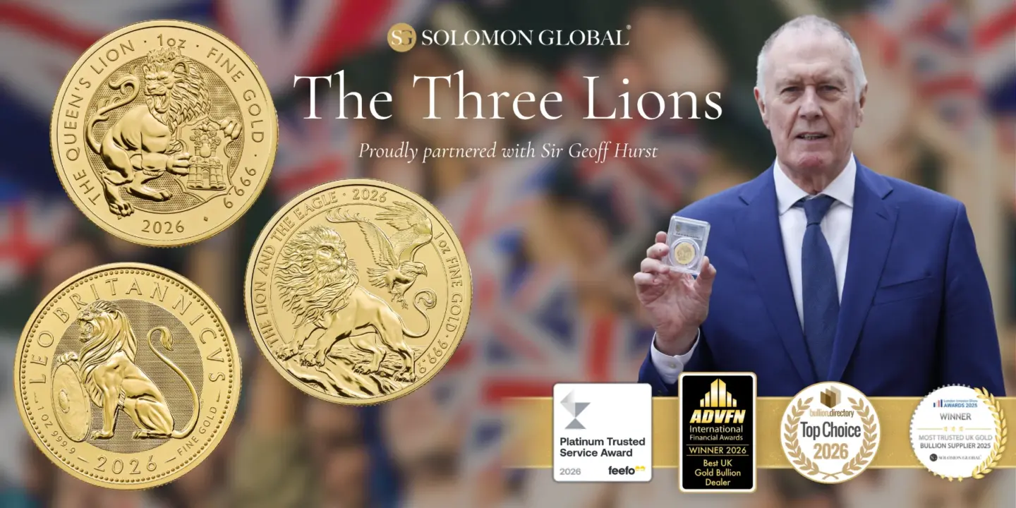 The Three Lions of 2026 | British Lion, Queen’s Lion & Lion and Eagle Coins