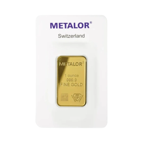 1oz Metalor Gold Bar
