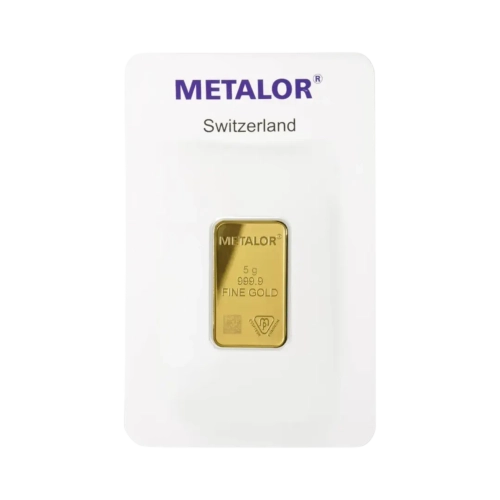 5g Metalor Gold Bar