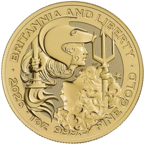 Britannia and Liberty Gold Coin