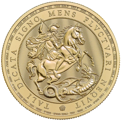 George and the Dragon Gold Coin